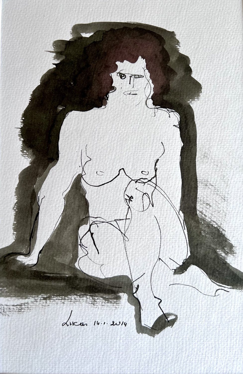 Lucas Neyt, Zittend model, 2014